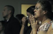 Family and friends of the victim attended the press conference but declined to speak to the media