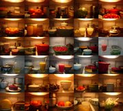 Kyung Duk Kim, Refrigerator, 2008, from the Everyday Life Project (1998–2008). Chromogenic photograph. Courtesy of the artist. From SBMA’s current exhibition <em>Chaotic Harmony</em>.
