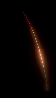 <strong>UP, UP, AND AWAY:</strong> Vandenberg Air Force Base launched a Minuteman III test missile this week — capable of delivering a nuclear payload — that traveled 5,300 miles to a target 200 miles southwest of Guam. The test was the third and last of this fiscal year.