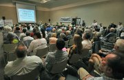 A crowd gathered for a universal health care forum at Santa Barbara Central Public Library’s Faulkner Gallery Sept. 30, 2010