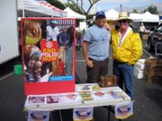 David Velarde and Bob McPhillips, both members of the Rotary Club of Santa Barbara Sunrise.