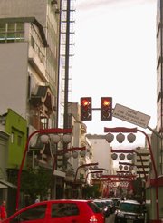 Liberdade, one Japanese district in São Paulo, is decorated with Japanese-style street lamps and architecture. The neighborhood also has the best Japanese and Chinese food in Brazil.