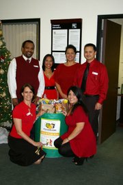 Front Row: Annette Brown, and Liv Gonzalez. Back Row: Jack Lee, Jasmin Flores, Rosanna Colin, and Cesar Arellano.