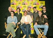 2011 SBIFF Writer's Panel L to R David Seidler (The King's Speech), Lisa Cholodenko (The Kids Are Alright), Anne Thompson (moderator), Aaron Sorkin (The Social Network), Scott Silver (The Fighter), Michael Arndt (Toy Story 3), Charlie Mitchell (Get Low), and Roger Durling (SBIFF Exec. Dir.)
