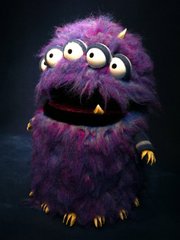 Monster is one of Matt and Ben McAvene’s puppet creations from their Shadowland Explorer project.