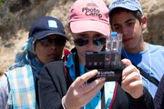 Students from the United States and the Greater Middle East engage in hands-on science while conducting water quality monitoring in the Arroyo Burro watershed.