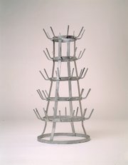 Marcel Duchamp changed art history with such “readymades” as “Bottle Rack,” a 1963 replica of the 1914 original.