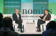 Alan Murray (left) interviews Bill Gates at The Wall Street Journal's ECO:nomics conference Mar. 22, 2012