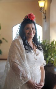 <b>2012 St. Barbara: Elizabeth Cook.</b> Each Fiesta since 1926, Saint Barbara is chosen from one of the members of the Native Daughters of the Golden West. Elizabeth Cook earned the honor this year and will be representing the saint at Old Spanish Days events.