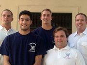 City lifeguards (left ro right) Sheldon Magner, Kevin Massanari, Chris Schmidt, Chris Clark and Rich Hanna, Sr. Recreation Supervisor/Aquatics (Absent – Jason Masho)