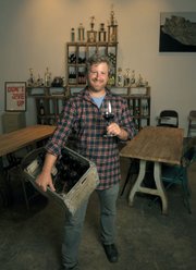 Owner Dave Potter makes a great case for sippers and swirlers at Municipal Winemakers’ tasting room.