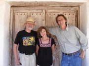 Three of Santa Barbara’s past Poet Laureates in a photo taken for California Arts Day 2009. From left, Barry Spacks, 2005-2007; Perie Longo, 2007-2009; and Poet Laureate David Starkey, 2009-2011.