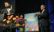 Ben Affleck receives the 2013 SBIFF Modern Master Award presented by Matt Damon (Jan. 25, 2013)