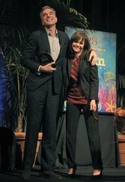 Daniel Day Lewis receives the 2013 SBIFF Montecito Award, presented by Sally Field (Jan 26, 2013)
