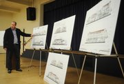 Developer Michael Rosenfeld met with the community on Wednesday to explain his plans for the former Hotel Californian.