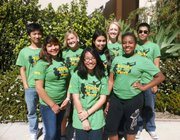 The SBHS 2013 Ready2Move Club members are: (from right to left, front to back): Khiem Nguyen (President), Miranda Bartell (Vice President), Ms. Rose Linehan (Club Coordinator), Phintso Gyaltsen, Alejandra Zepeda, Maribel Magaña, Shanelle Ramey, Joyce Bantugan