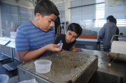 McKinley Elementary School students participate in the program called From Side Streams to Sea: The Health of a Watershed