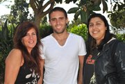 Film producer Michelle Magers and SBCC Film and Television students Benjamin Golabre and Gabriella Guillen