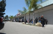 Vons employees were evacuated during the bomb scare incident at the Turnpike Shopping Center