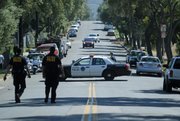 Santa Barbara police respond to reports of a shot fired near the Taco Bell on Milpas Street