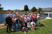 RANCHO NOT RELAXO: One of the more idyllic mobile home parks anywhere, some residents of Rancho Goleta (pictured above in front of their lake) already experience minor shaking from the existing gas storage operations and many more fear what the expansion plans might spell for the future. “It's a really nice place to live,” said resident Madlyn Monchamp, “and we want to keep it that way.”