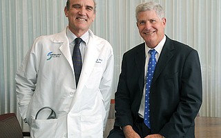 Sansum CEO Kurt Ransohoff (left) and Cottage CEO Ron Werft