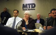 George Amoon, Sherrie Fisher and Jerry Estrada of MTD outline choices that ranged from bad to worse in terms of service cuts.