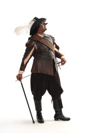 <b>NOSE JOB:</b> Derrick Lee Weeden takes on the role of Cyrano de Bergerac in PCPA's new production.