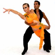 <b>BAILAMOS:</b> BASSH dancers Felipe Castaneda and Bailey Carillo strike a pose as part this weekend’s upcoming ode to community dance.