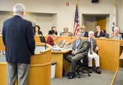 Over 25 wait to have their chance to speak, at Santa Barbara County Association of Governments meeting about the Highway 101 widening project.