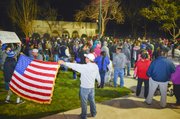 About 5,000 people showed up at the Santa Maria Planning Commission meeting Wednesday night to express concern over a proposed ICE facility in the city.