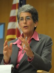 <b>ECO CONCERNS:</b> State Senator Hannah-Beth Jackson has argued that projects pursued by Sunset and Exxon to drill into T-Ridge would pose serious environmental risks.