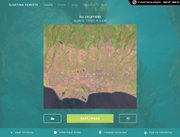 Citizen scientists are being recruited to mark kelp in the sea — the green splotch between the two points of land in this satellite photo — which computers cannot distinguish from the ocean.