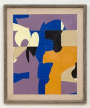 Agnes, #9c 1965 <br/ >
oil in chip board panel<br/ >
29 1/4 x 24 1/4 inches (74.3 x 61.6 cm) framed<br/ >
Copyright Frederick Hammersley Foundation. Courtesy of L.A. Louver, Venice, CA