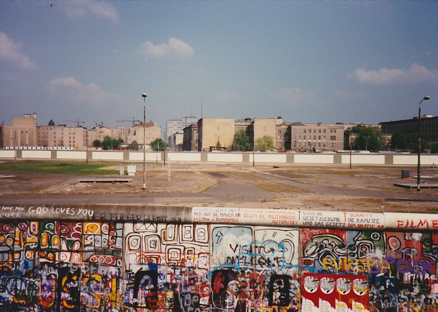 Wall From East Berlin Germany