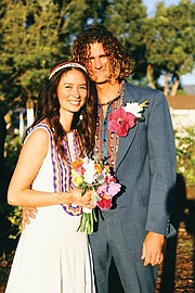 From hosting the wedding at their house and brewing their own mead to lubricate the affair to cakes, photos, custom drinking glasses, and more made by wedding guests, the McCanns’ (pictured) wedding was a true DIY undertaking.