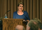 Casa Dorinda neighbor Dale Zurawski speaks critically about the expansion plans.