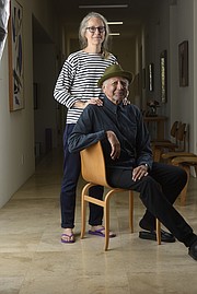 <b>DYNAMIC DUO: </b> Artist Dorothy Darr is Charles Lloyd’s longtime partner and business manager and recently coproduced and codirected a biographical documentary about Lloyd called <i>Arrows into Infinity</i>. She shot the cover photo for his latest album, <i>Wild Man Dance</i>, in the Santa Barbara area.