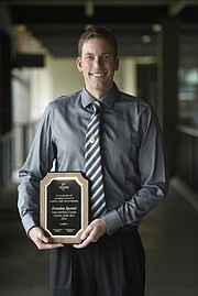 Brandon Sportel named 2016 Santa Barbara County Teacher of the Year. (May 14, 2015)