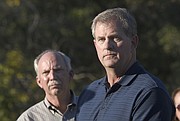 Greg Armstrong, CEO of Plains All American Pipeline, answers questions at a press conference following the May 19 oil spill. (May 20, 2015)
