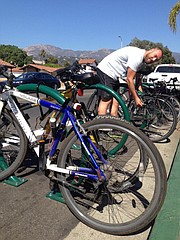 If you ride your bike to Sojourner Café or Handlebar Coffee Roasters, you can park your bike right in front.
