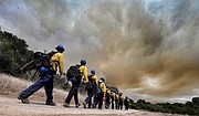 Santa Barbara County Firefighters respond to the Mesa Fire in Lompoc (June 29, 2015)