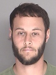 Stephen Thomsen, a young, local elementary school teacher, was arrested Monday on charges of child annoying at Goleta Beach.