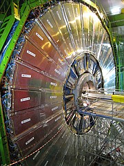 Scientists are increasing sensitivity and upgrading electronics in the collider's Compact Muon Solenoid detector.