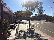 Establishments on one short stretch of Embarcadero del Mar offer everything from Mexican and Indian food to boba and bagels.