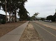 Little more than a sidewalk and bike path separate I.V. from UCSB; the university has proposed developing the space to better integrate the two communities.