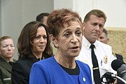 Santa Barbara District Attorney Joyce Dudley, joined by California Attorney General Kamala Harris, announce criminal charges being brought against the Plains All American Oil Company for the 2015 Refugio Oil Spill. (May 17, 2016)
