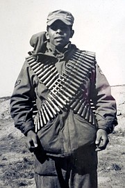 A picture of Willie Rodriguez taken during his five-year service in the U.S. Air Force.