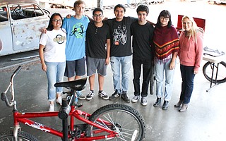 The bicycle club, SBici, at Santa Barbara High School