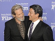 2017 SBIFF American Riviera Award honoring Jeff Bridges presented by actor Gil Birmingham